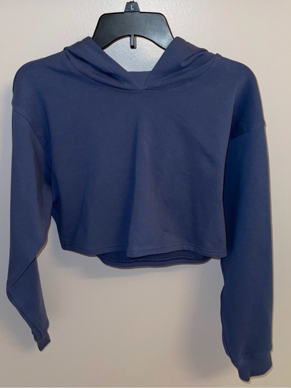 lululemon athletica all yours Cropped Hoodie in Slate Blue - Picture 3 of 6